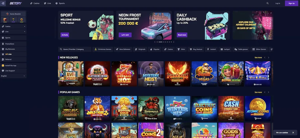 Betory Casino - Beste Crypto Casino Zonder CRUKS